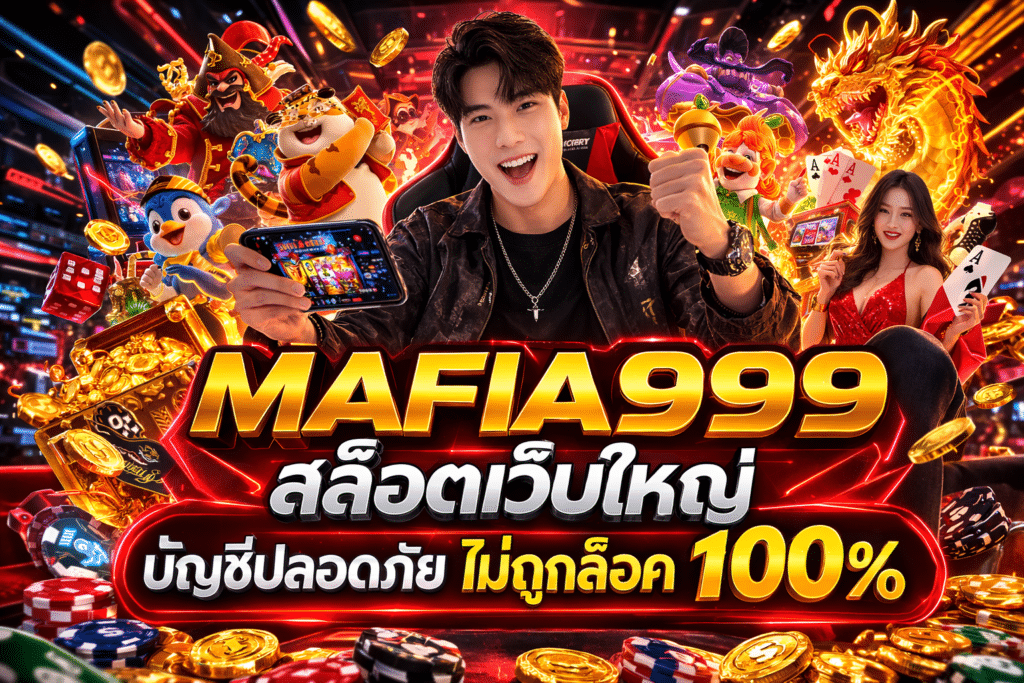 MAFIA999 สล็อตเว็บใหญ่ บัญชีปลอดภัย ไม่ถูกล็อค 100%